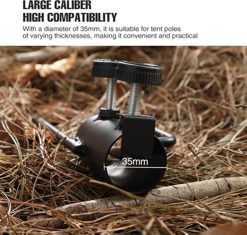 REDCAMP 2 حزمة حامل قضيب خيمة التخييم مع حصص، خيمة محمولة أعمدة أنبوبية ثابتة حامل خطاف خفيف وحقيبة تخزين in Kuwait