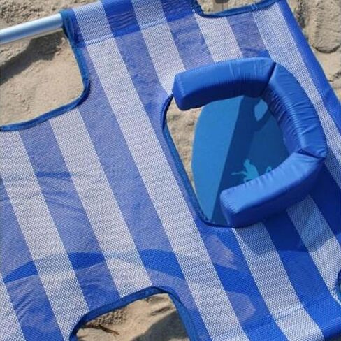 Ostrich 3N1 Lightweight Lawn Beach Reclining Lounge Chair with Footrest, Outdoor Furniture for Patio, Balcony, Backyard, or Porch, Blue in Saudi Arabia