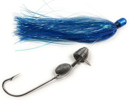Ballyhoo Rig with Mylar Skirt. Tuna, Wahoo, Mahi Saltwater Fishing Lure. 7/0 Hook 150lb Mono. Offshore Fishing Ballyhoo trolling Lures in Saudi Arabia