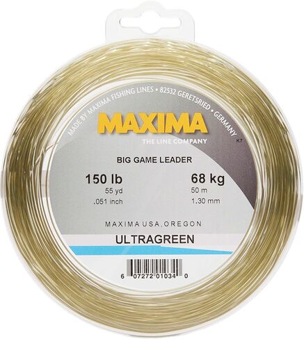 Maxima Fishing Line Big Game Leader Wheel, Ultragreen in Saudi Arabia