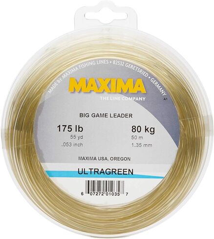 Maxima Fishing Line Big Game Leader Wheel, Ultragreen in Saudi Arabia