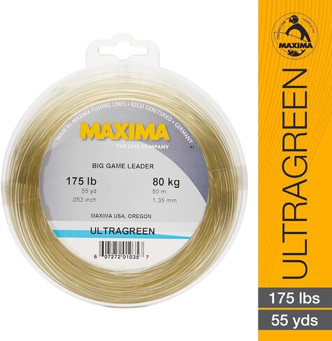 Maxima Fishing Line Big Game Leader Wheel, Ultragreen in Saudi Arabia