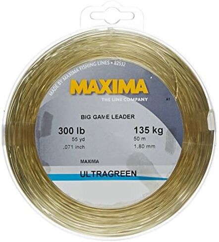 Maxima Fishing Line Big Game Leader Wheel, Ultragreen in Saudi Arabia