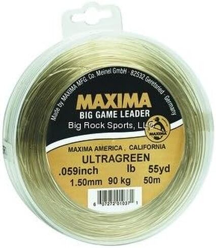 Maxima Fishing Line Big Game Leader Wheel, Ultragreen in Saudi Arabia
