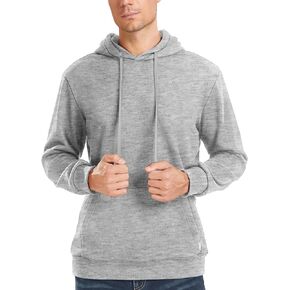 AGVNG Men's Sweatshirt Hoodie for men Midweight Pullover Pocket Soft cotton polyester Blend Drawstring Heavyweight