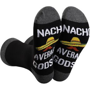 BDPWSS Nacho Average Godson Socks Godson Gifts From Godmother Inspirational Religious Gifts Cinco De Mayo Mexican Gift
