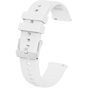 Silicone Watch Band with Quick Release for Women Men Soft thin Strap for Replacement