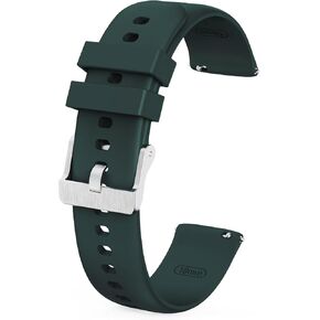 Silicone Watch Band with Quick Release for Women Men Soft thin Strap for Replacement in Kuwait