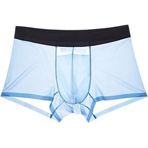BMYALLEI SELETED Breathable Ice Silk Men's Underwear Sweat Absorbing Fitness Sport Boxer Briefs Fast Drying