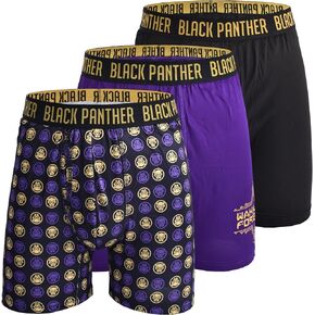 Black Panther Men's 3-Pack Comfort Boxer Brief