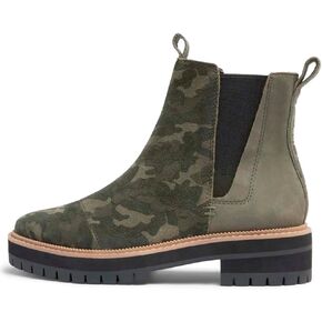 TOMS Womens Forest Camouflage Dakota Casual Boots - Green