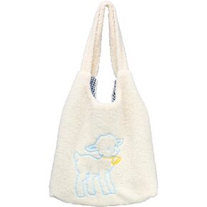 UERRUAM حقائب حمل لطيفة الجمالية Kawaii محفظة رقيق حمل حقيبة فو الفراء حقيبة للنساء مع جيوب داخلية in Kuwait