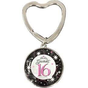 Infinity Collection Sweet 16 Gift- Sweet 16 Keychain - Sweet Sixteen Gift for Girls