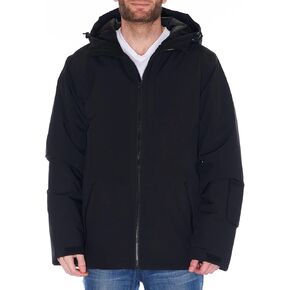 سترة تزلج مقاومة للماء للرجال من Alpine Swiss، معطف بغطاء للرأس للتزلج على الجليد، معطف واق من المطر للشتاء الدافئ in Kuwait