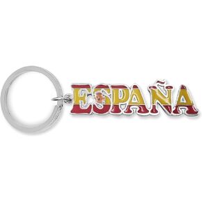 flagsandsouvenirs Keychain SPAIN Flag Name