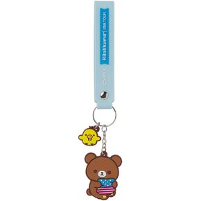 Rilakkuma San-X Original 20th Anniversary USA Tour Limited PVC Keychain