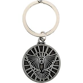 Confirmation Key Chains Silver Tone Come Holy Spirit, 1 1/4 Inch