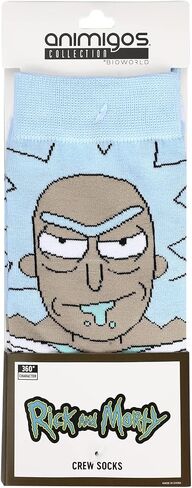 Bioworld Rick And Morty Rick Animigos Casual 360 Crew Socks for Men in Saudi Arabia