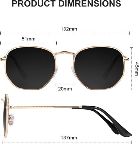 Polarized Sunglasses for Kids Girls Boys Children Retro Round Sunglasses Trendy Shades Sun Glasses UV400 Protection Age 5-13 in Saudi Arabia