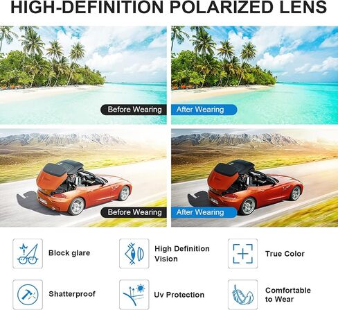 Polarized Sunglasses for Kids Girls Boys Children Retro Round Sunglasses Trendy Shades Sun Glasses UV400 Protection Age 5-13 in Saudi Arabia