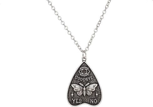 Death Head Moth Pendant Necklace Wicca Jewelry Goth Moth And The Moon in Saudi Arabia