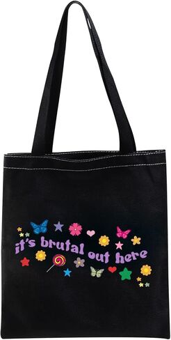 XYANFA Olivi Makeup Bag Olivi Fans Gift singer Cosmetic Bag for Girls Music Lover Gift (brutal out here tote bag) in Saudi Arabia