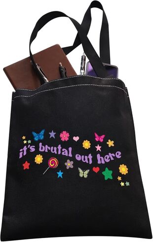 XYANFA Olivi Makeup Bag Olivi Fans Gift singer Cosmetic Bag for Girls Music Lover Gift (brutal out here tote bag) in Saudi Arabia