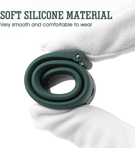 Silicone Watch Band with Quick Release for Women Men Soft thin Strap for Replacement in Kuwait