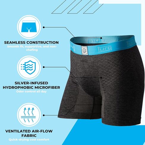 ملابس داخلية بوكسر رجالي OG | ملابس داخلية رياضية وملابس سباحة للرجال مع تصميم حر - مجموعة Turbo Stripes in Kuwait