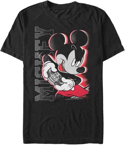 Disney Classic Mickey Gamer Men's Tops Short Sleeve Tee Shirt in Saudi Arabia