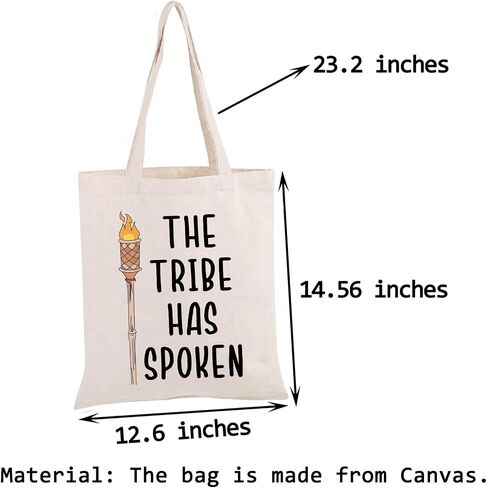 حقيبة Survivor Tote Bag The Tribe Has Spoken Tote Bag هدية لمحبي البرامج التلفزيونية الواقعية in Saudi Arabia