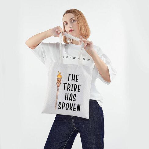حقيبة Survivor Tote Bag The Tribe Has Spoken Tote Bag هدية لمحبي البرامج التلفزيونية الواقعية in Saudi Arabia