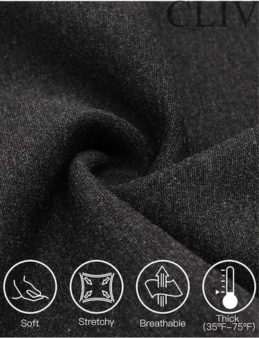 سراويل CLIV النسائية القابلة للتمدد، كاجوال للعمل، سراويل ضيقة قابلة للتمدد مع جيوب in Kuwait