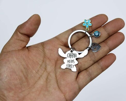 سلاسل مفاتيح غرزة LZQIFA، Ohana تعني عائلة سلسلة المفاتيح العائلية، مما يعني أنه لا أحد يتخلف عن الركب أو ينسى in Kuwait