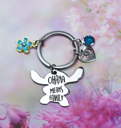 سلاسل مفاتيح غرزة LZQIFA، Ohana تعني عائلة سلسلة المفاتيح العائلية، مما يعني أنه لا أحد يتخلف عن الركب أو ينسى in Kuwait