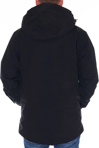 سترة تزلج مقاومة للماء للرجال من Alpine Swiss، معطف بغطاء للرأس للتزلج على الجليد، معطف واق من المطر للشتاء الدافئ in Kuwait