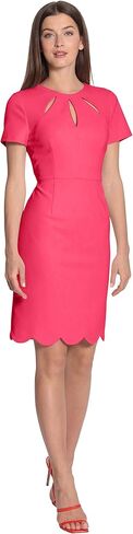 Maggy London Women's Keyhole Neck Scuba Crepe Sheath Dress in Kuwait