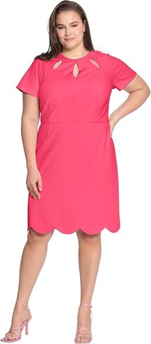 Maggy London Women's Keyhole Neck Scuba Crepe Sheath Dress in Kuwait