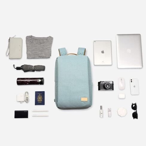 Nordace - Smart Backpack - Siena Backpack 19L Vol. Laptop Compartment USB Port Waterproof Weight: 0.88 kg Luggage Strap Security Bag Water Bottle Compartment Slim Design in Kuwait