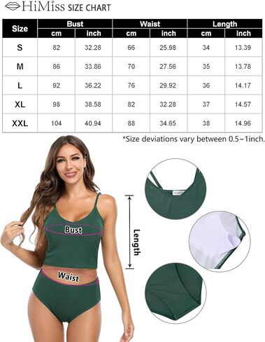 Women's Athletic Tankini Swimsuits for Women Sports Crop Top Swimsuits with Shorts Ribbed Two Piece Bathing Suits in Saudi Arabia