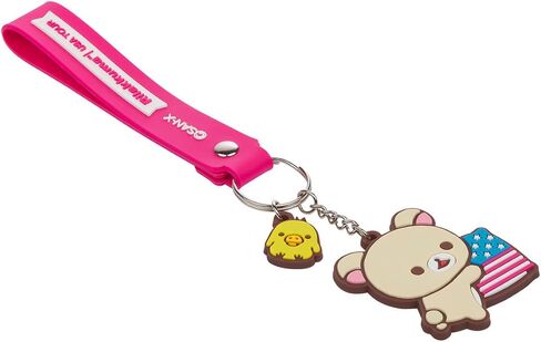 Rilakkuma San-X Original 20th Anniversary USA Tour Limited PVC Keychain in Saudi Arabia