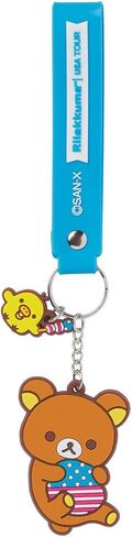 Rilakkuma San-X Original 20th Anniversary USA Tour Limited PVC Keychain in Saudi Arabia