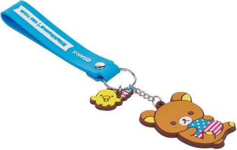 Rilakkuma San-X Original 20th Anniversary USA Tour Limited PVC Keychain in Saudi Arabia