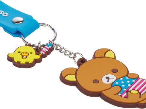 Rilakkuma San-X Original 20th Anniversary USA Tour Limited PVC Keychain in Saudi Arabia