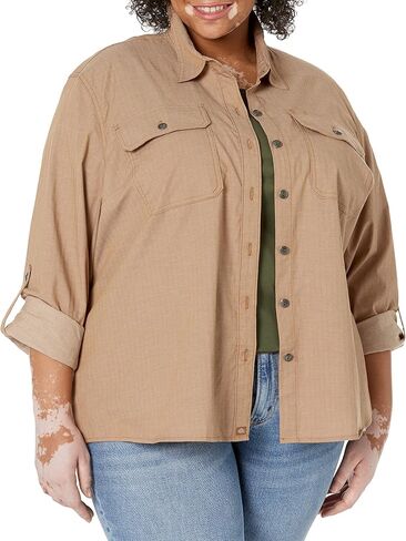 Dickies Women's Long Sleeve Roll-tab Work Shirt in Saudi Arabia