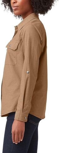 Dickies Women's Long Sleeve Roll-tab Work Shirt in Saudi Arabia
