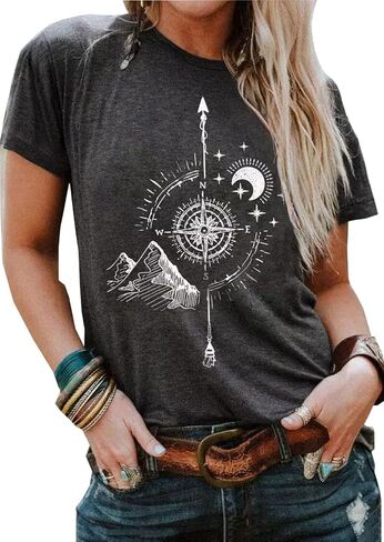 Acotar Velaris Shirt Tee Tops Women Night Court Symbol Tee Tops Funny Letter Printed Short Sleeve Tee Gifts Shirts in Saudi Arabia