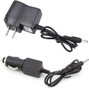 3.7-4.2V Li-ion AC Charger Cable Cord Car Charger Adapter for Rechargeable Flashlight Headlamp Headlight Torch