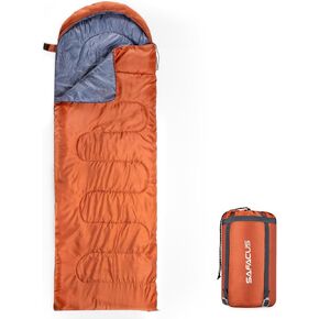 حقيبة نوم للتخييم - طقس دافئ وبارد في 3 فصول - الصيف والربيع والخريف وخفيفة الوزن مقاومة للماء للبالغين والأطفال - معدات معدات التخييم والسفر والهواء الطلق in Kuwait