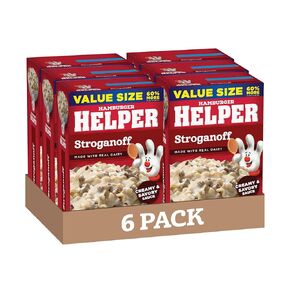 Hamburger Helper Stroganoff Value Size, 10.2 Ounces, 6 per Case